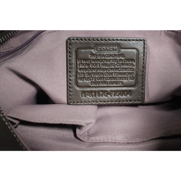 Coach Legacy Pebbled Leather Hobo Bag Chocolate Brown F15064 - Picture 4 of 6